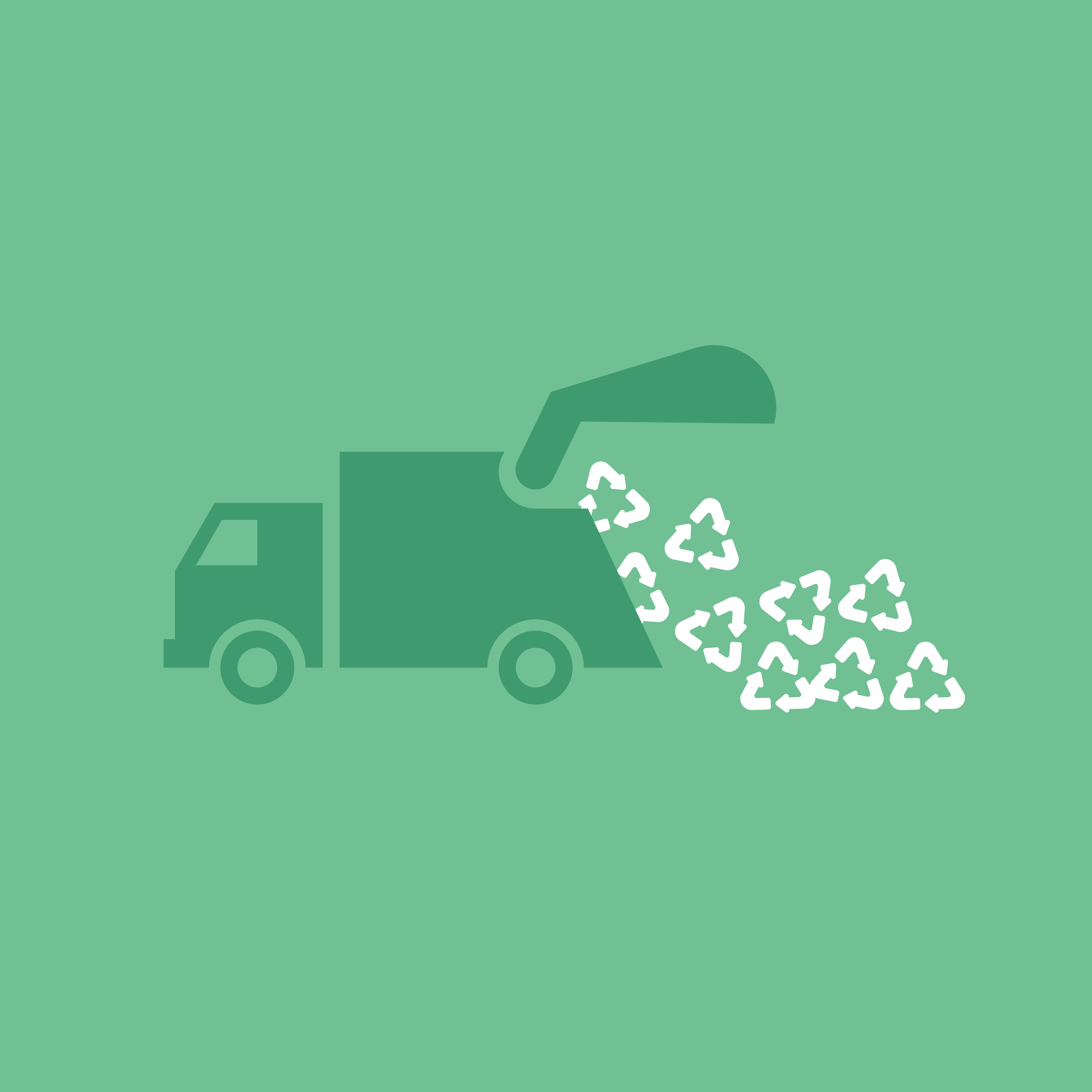 How much of your recycling ends up in the landfill?